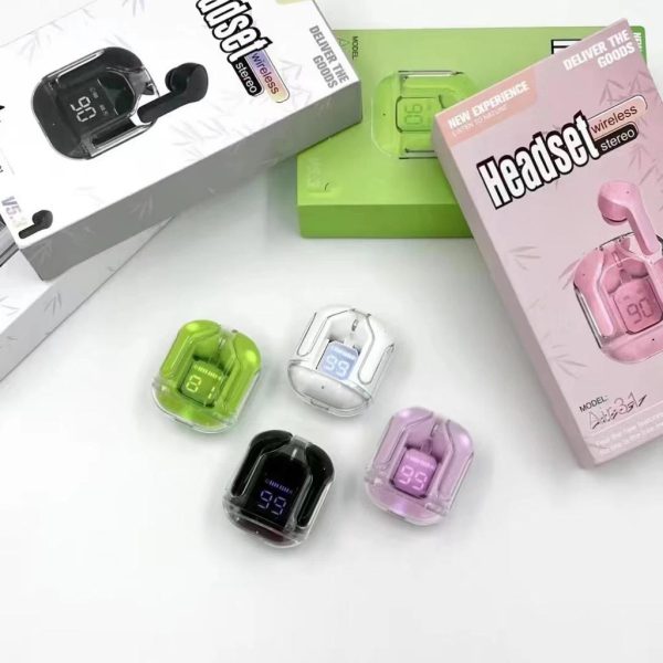 Air31 Wireless Earbuds with Pouch (Random Color)