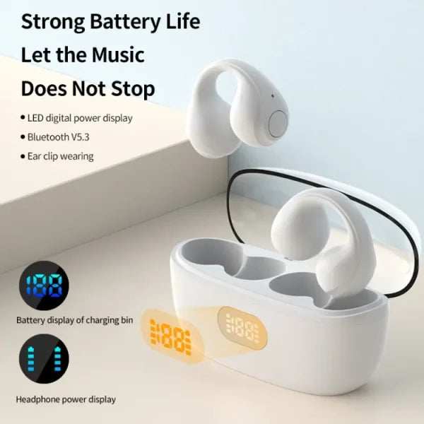 Wireless Bone Conduction Earbuds - Waterproof Sports Earphones