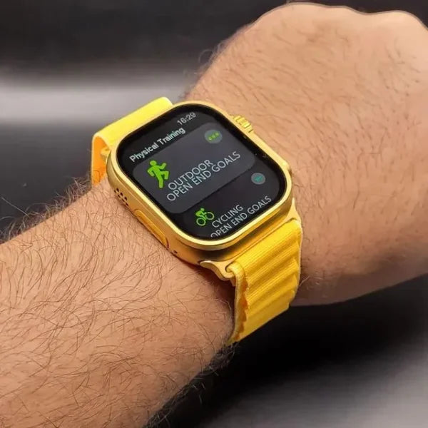 G9 Ultra 2 Gold Edition – Smart Watch with 3 Straps