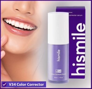 Hismiles V34 Teeth Brightening Colour Corrector Serum 30ml